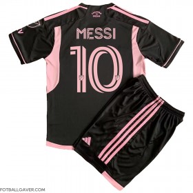 Inter Miami Lionel Messi #10 Fotballklær Bortedraktsett Barn 2023-24 Kortermet (+ korte bukser)